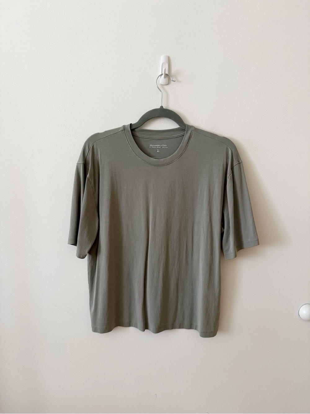 Abercrombie & Fitch Modal Blend Tee - Olive green